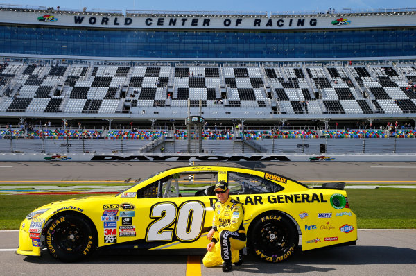 13-21 February, 2016, Daytona Beach, Florida USA
Matt Kenseth, driver of the #20 Dollar General Toyota, poses after qualifying for the Front Row in the NASCAR Sprint Cup Series Daytona 500 at Daytona International Speedway on February 14, 2016 in Daytona Beach, Florida.
LAT Photo USA via NASCAR via Getty Images 13-21 February, 2016, Daytona Beach, Florida USA
Matt Kenseth, driver of the #20 Dollar General Toyota, poses after qualifying for the Front Row in the NASCAR Sprint Cup Series Daytona 500 at Daytona International Speedway on February 14, 2016 in Daytona Beach, Florida.
LAT Photo USA via NASCAR via Getty Images